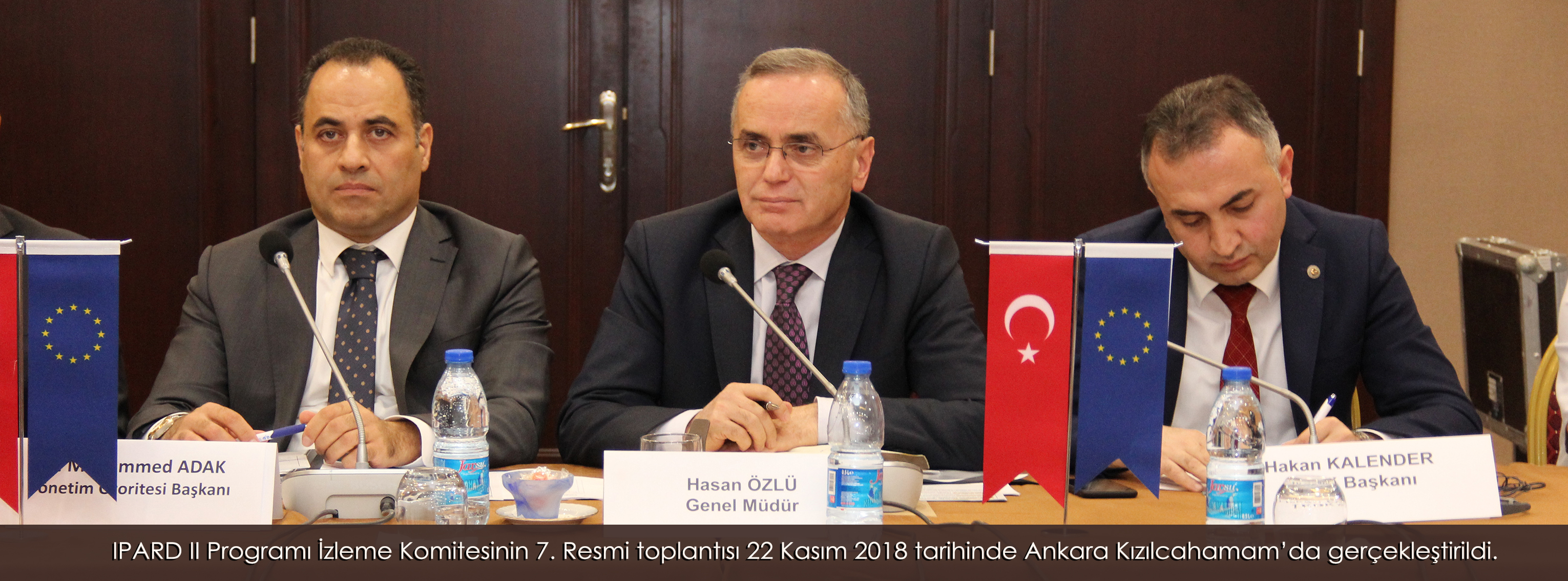 IPARD II Programı İzleme Komitesinin 7 inci Resmi toplantısı 22 Kasım 2018 tarihinde Ankara Kızılcahamam’da gerçekleştirildi.