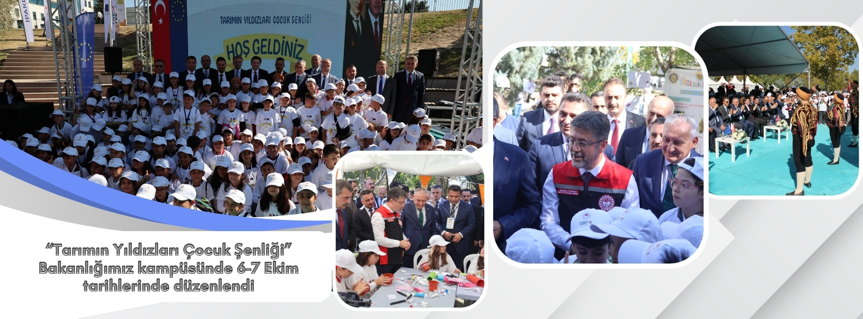 “Tarımın Yıldızları Çocuk Şenliği” Bakanlığımız kampüsünde 6-7 Ekim tarihlerinde düzenlendi
