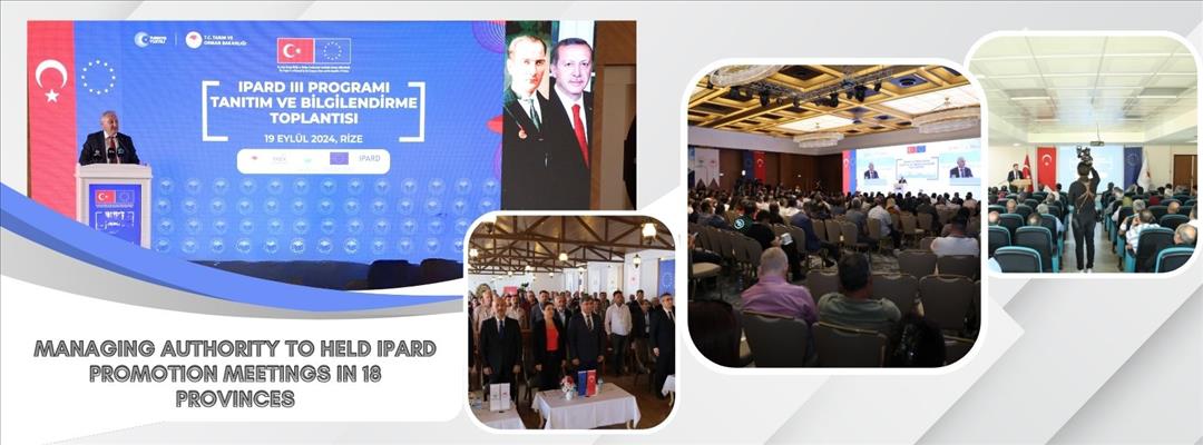 MANAGING AUTHORITY TO HELD IPARD PROMOTION MEETINGS IN 18 PROVINCES