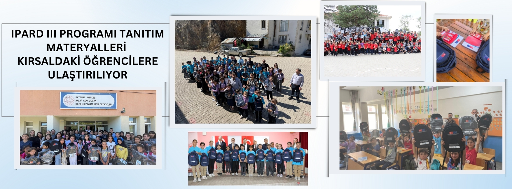 IPARD III PROGRAMI TANITIM MATERYALLERİ  KIRSALDAKİ ÖĞRENCİLERE ULAŞTIRILIYOR